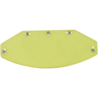 AFX Vintage 5‑Snap Flat Helmet Replacement Face Shield Yellow – 0131‑0074