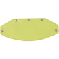 AFX Vintage 5‑Snap Flat Helmet Replacement Face Shield Yellow – 0131‑0074