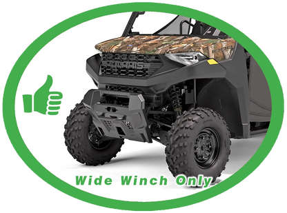 KFI #102170 Winch Mount – Polaris Ranger XP 1000 / Crew / NorthStar / Kinetic (2018–2027) – USA Made Heavy‑Duty Winch Bracket