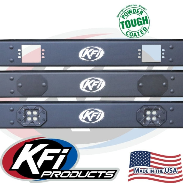 KFI 101530 Rear Formed Bumper – Polaris Ranger 1000 / XP 1000 / Crew (2018–2026) – Black Textured – Made in USA