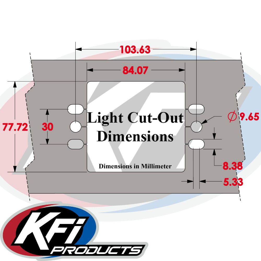 KFI 101530 Rear Formed Bumper – Polaris Ranger 1000 / XP 1000 / Crew (2018–2026) – Black Textured – Made in USA