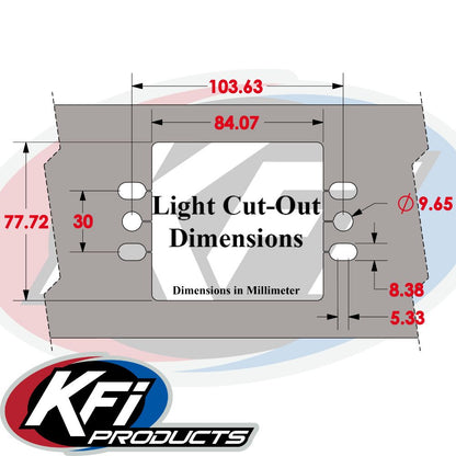 KFI 101530 Rear Formed Bumper – Polaris Ranger 1000 / XP 1000 / Crew (2018–2026) – Black Textured – Made in USA