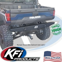 KFI 101530 Rear Formed Bumper – Polaris Ranger 1000 / XP 1000 / Crew (2018–2026) – Black Textured – Made in USA