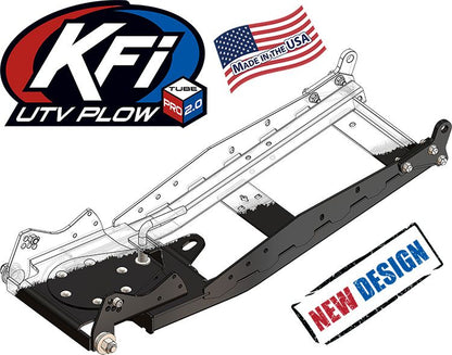 Open Trail KFI 106300 UTV Snow Plow Push Tube – PRO 2.0 Square Tube System – Made in USA