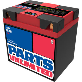 Parts Unlimited 2113‑0692 HJTX30Q‑FP lithium LiFePO4 battery, lightweight 480 CCA high‑output design.