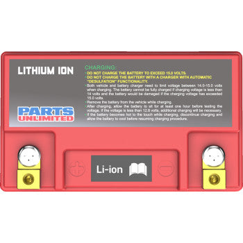 Parts Unlimited 2113-0929 Lithium LiFePO4 Battery HJTZ14S-FPZ – 480 CCA – Ultra Lightweight Street Motorcycle Battery