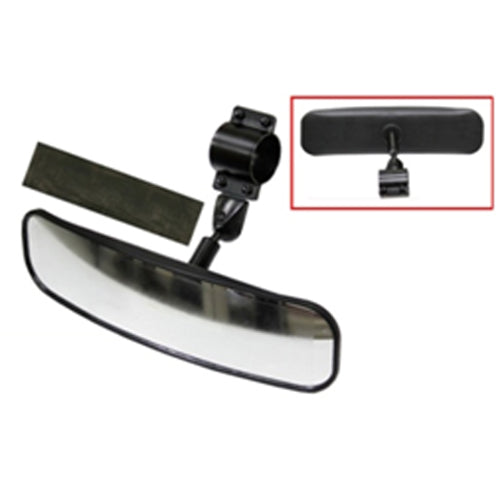 Bronco Extra‑Wide 13" UTV Rear View Mirror – Fits Polaris Ranger / RZR / Gator / Mule / Bobcat – 1.75" Round Tube