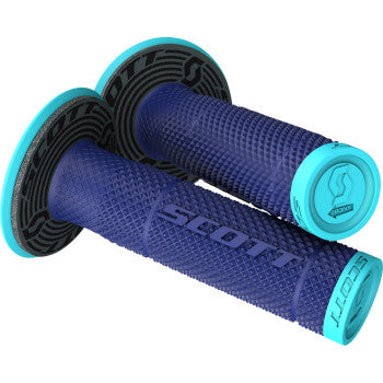 Scott SX II / SX2 MX Grips – Pyramid Pattern – Includes Donuts – Full Twist Throttle – 7/8" Bars – Made in USA