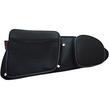 bs sand rzr front door bags black gray