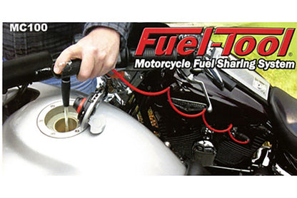 Fuel-Tool MC100 Fuel Transfer System for Harley Delphi EFI | Fits 2001-2025 (Except V-Rod) | USA-Made