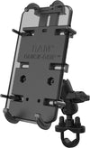 RAM-B-149Z-A-PD4U Quick-Grip Phone Mount with U-Bolt Base RAM Mounts Motorcycle ATV UTV Handlebar 1/2"-1-1/4" USA Made
