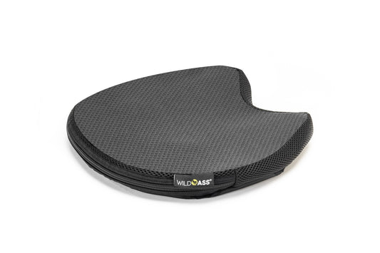 WILD ASS MOTORCYCLE SEAT CUSHION PAD HARLEY CRUISER TOURING SADDLE CLASSIC BLACK MEDICAL GRADE NEOPRENE
