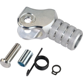 Moose Offroad by Hammerhead silver knurled shift tip 10 mm replacement for CNC shift levers