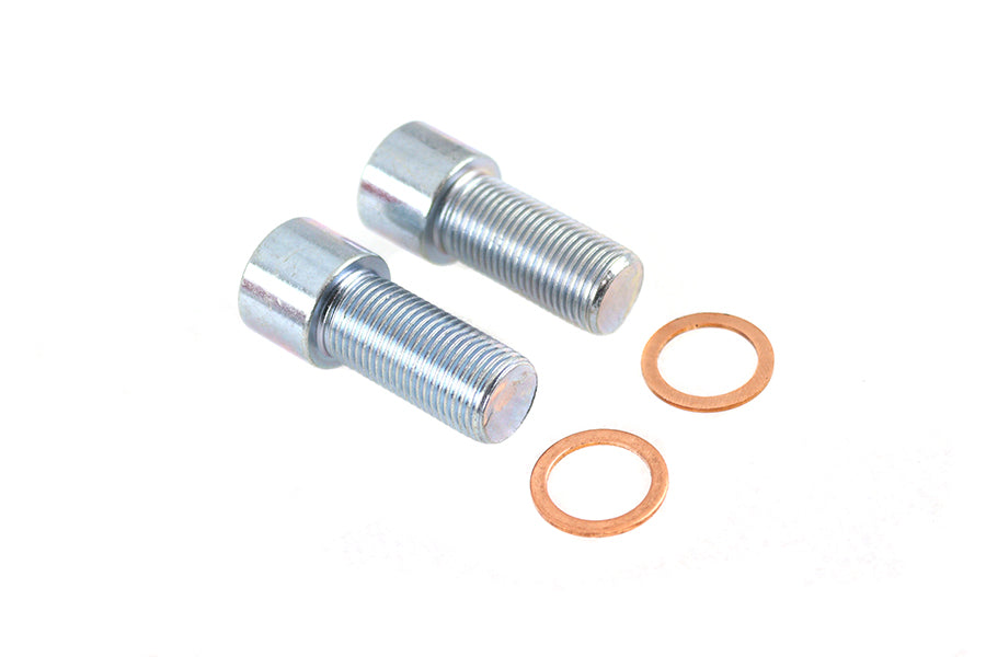 Fork Damper Tube Bolt & Washer Seal Kit – 14mm Damper Bolt Replacement for Harley FLST/FXST/FXD/FLT