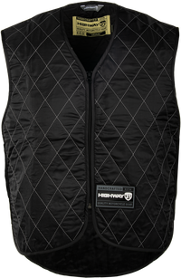 Highway 21 HyperKewl Plus evaporative cooling vest for motorcycle riding polymer embedded fabric