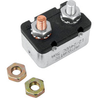 Drag Specialties 50 Amp Main Circuit Breaker | Two-Stud Breaker for Harley Big Twin & Sportster XL 1984-1999 | Replaces OEM 74600-97 / 74600-94