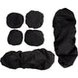Moose Offroad Seat Cover for Honda Pioneer 1000‑6 Deluxe Crew (2023–2024) – Black 600D Polyester/Neoprene