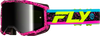 FLY Racing Zone Off‑Road Goggle Pink/Black/Hi‑Vis with Black Mirror/Smoke Lens – 37‑51528