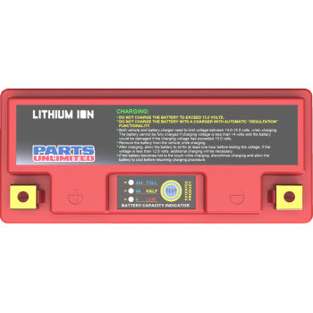 Parts Unlimited HJT9B‑FP Lithium LiFePO4 Battery – Ultra‑Light 210A CCA High‑Performance Powersports Battery