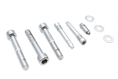 Allen Mount Kit for Harley models Rear Brake Pad Pins Caliper Chrome