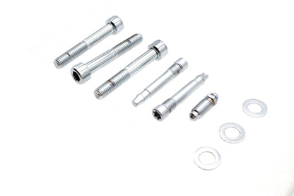 Allen Mount Kit for Harley models Rear Brake Pad Pins Caliper Chrome