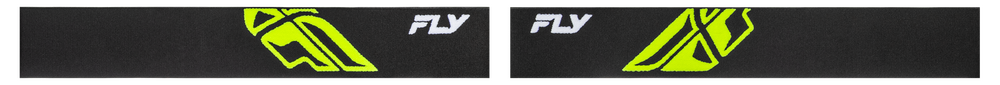 FLY Racing Focus Goggle Black/Hi‑Vis w/ Dark Smoke Tinted Hydrophobic Lens – MX Off‑Road