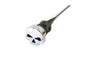 Chrome skull oil tank dipstick for Harley Softail