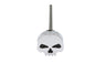 Chrome skull oil tank dipstick for Harley FLT