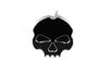 Black skull oil tank dipstick for Harley FLT