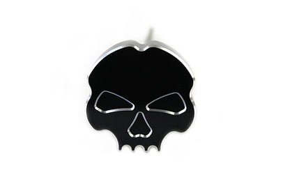 Black skull oil tank dipstick for Harley FLT