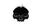 Black skull oil tank dipstick for Harley FLT