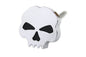 Chrome skull oil tank dipstick for Harley Softail