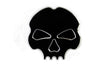 Black skull oil tank dipstick for Harley Softail