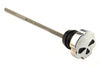 Chrome skull oil tank dipstick for Harley FLT