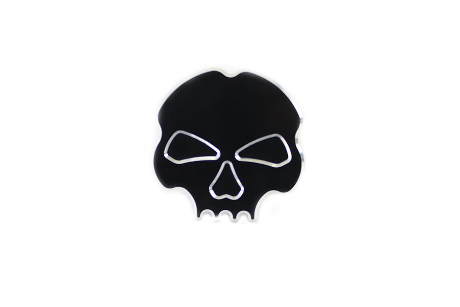 Black Skull Oil Tank Dipstick – Harley FLST 1986‑1999 & FXST 1984‑1999 – Custom Black Skull Cap – Made in Taiwan