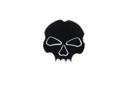 Black Skull Oil Tank Dipstick – Harley FLST 1986‑1999 & FXST 1984‑1999 – Custom Black Skull Cap – Made in Taiwan
