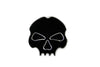 Black skull oil tank dipstick for Harley Dyna