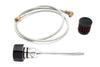 Black M8 vented dipstick for Harley Softail