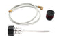 Black M8 vented dipstick for Harley Softail