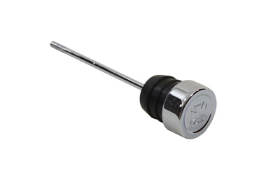Maltese Cross Oil Tank Plug Dipstick – 4‑1/4" Dipstick – Harley FL 1965‑1984, FX 1971‑1984, XL 1970‑1978 – Custom Maltese Cap – Made in Taiwan