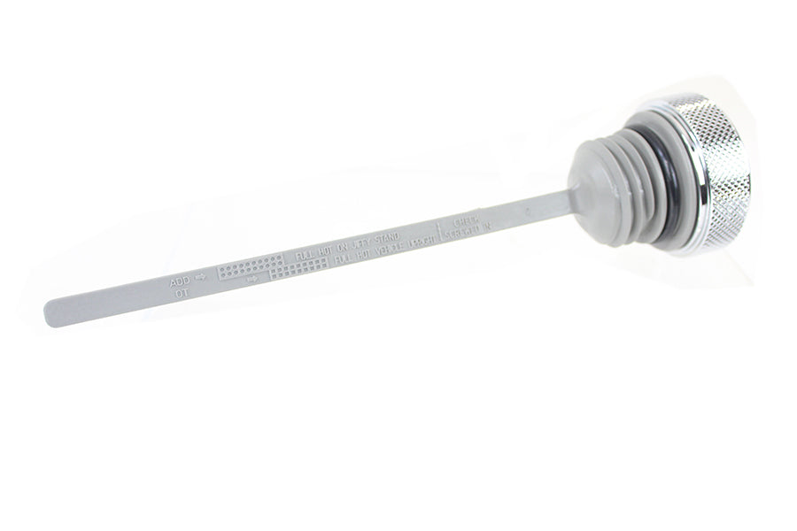 M8 Oil Tank Dipstick Chrome – Harley FLT 2017‑UP – Smooth Chrome Finish – Made in Taiwan