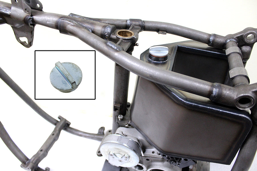 Zinc Blade Style Dipstick Cap – Harley EL 1936‑1940, FL 1941‑1964 & UL 1937‑1948 – Stock Blade Style – Made in Taiwan