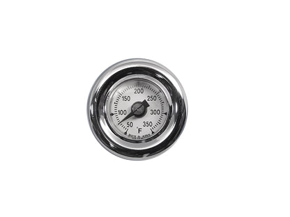 HardDrive Oil Dipstick with Temperature Gauge White Face – Fits Harley FLST & FXST 2000–2017 – 1‑3/8" Plug Diameter – Non‑Liquid‑Filled 50–350°F Gauge – Made in Taiwan – Does NOT Fit FXCW/FXCWC/FXSB/FXSBSE/FXSE/2009 FXSTSSE