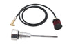 Polished vented dipstick for Harley FLT