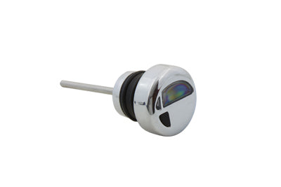Oil Temperature Dipstick with LCD Readout – Push‑Button 5‑Second Display & 275° Red Warning Light – Harley FLST & FXST 1984‑1999 – Thread Dia. 1‑5/16" / Probe 2‑9/16" – Made in Taiwan