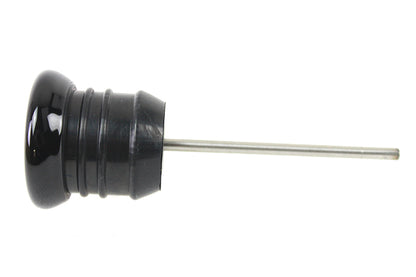 Oil Temperature Dipstick – Short Style 2‑3/4" – Black Bezel / Black Face / Orange Needle – Harley FLST & FXST 1984‑1999, XL 1979‑2003 – Made in Taiwan