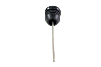Oil Temperature Dipstick – Black Bezel / Black Face / White Numbers / Orange Needle – Harley FLST & FXST 2000‑UP – Made in Taiwan