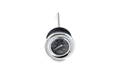 Chrome oil temperature dipstick for Harley Softail