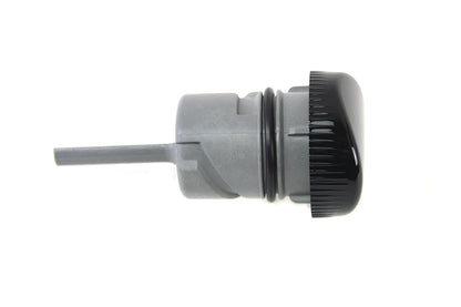 Black Oil Tank Dipstick Cap Assembly – Fits Harley Sportster XL 883 / 1200 (2004‑UP) – Direct Replacement – Made in Taiwan