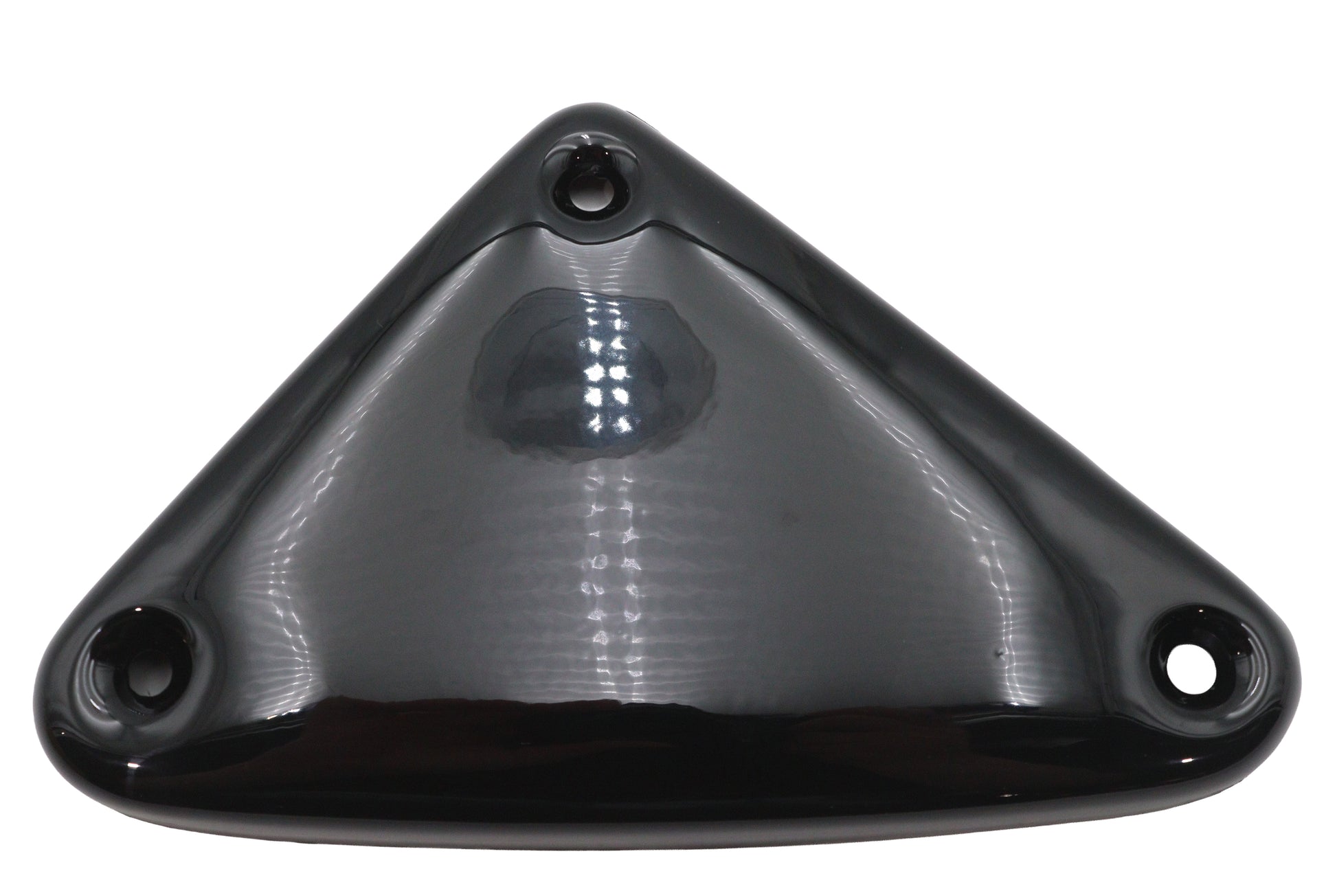 Smooth‑style black ignition module cover for Harley‑Davidson XL 1982‑2003